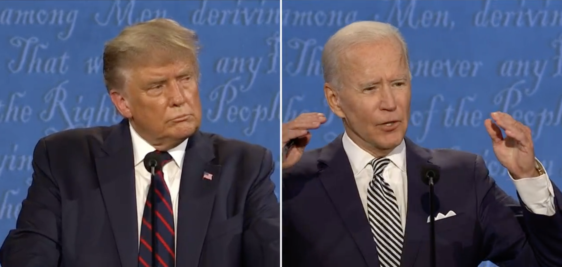 Trump, Biden Spar Over Suburbs In Debate